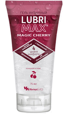 Lubrimax (Лубримакс) гель-смазка Magic Cherry, 75 мл