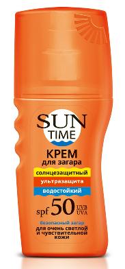 Купить sun time (сан тайм) крем для загара ультразащита, 150мл spf50  в Ваде