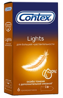 Contex (Контекс) презервативы Lights особо тонкие 6 шт