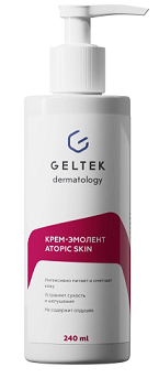 Гельтек крем-эмолент atopic skin, 240мл