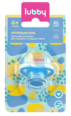 Lubby (Лабби) прорезыватель 4+мес, 16584