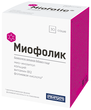 Миофолик, саше массой 2г 30шт БАД