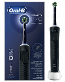 Купить oral-b (орал-би) электрическая зубная щетка vitality pro d103.413.3 тип 3708 с зарядным устройством, тип 3757, черный в Ваде