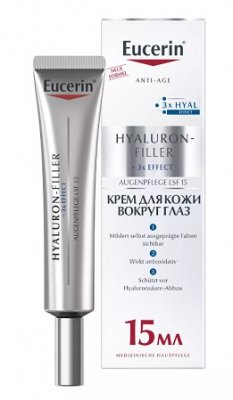 Купить eucerin hyaluron-filler (эуцерин) крем для кожи вокруг глаз 15 мл в Ваде