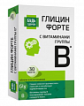 Купить глицин форте с витаминами в1, в6, в12 будь здоров! таблетки массой 600мг 30шт бад в Ваде