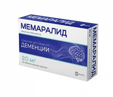 Мемаралид, таблетки диспергируемые 20мг 30шт