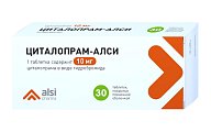 Купить циталопрам, таблетки, покрытые пленочной оболочкой 10мг, 30 шт в Ваде