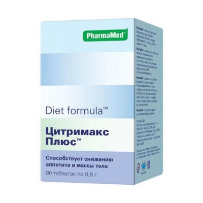 Купить diet formula (диет формула) цитримакс, таблетки 90 шт бад в Ваде