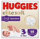 Купить huggies (хаггис) трусики elitesoft 3, 6-11кг 48 шт в Ваде