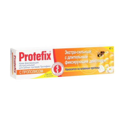 Купить протефикс (protefix) крем для фиксации зубных протезов прополис 40мл в Ваде