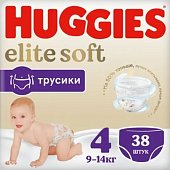 Купить huggies (хаггис) трусики elitesoft 4, 9-14кг 38 шт в Ваде