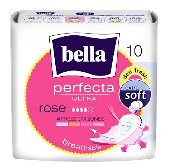 Bella (Белла) прокладки Perfecta Ultra Rose Deo Fresh 10 шт