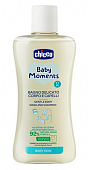 Купить chicco baby moments (чикко) пена для тела и волос нежная детская 200мл в Ваде