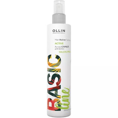 Купить ollin prof basic line (оллин) актив-спрей для волос, 250мл в Ваде