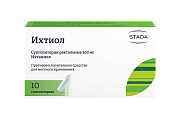 Купить ихтиол, суппозитории ректальные 200мг, 10 шт в Ваде
