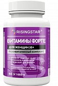 Купить risingstar (рисингстар) витамины форте поливитаминный комплекс для женщин 30+, таблетки, покрытые пленочной оболочкой массой 1,660г 60 шт. бад в Ваде