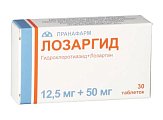 Купить лозаргид, таблетки, покрытые пленочной оболочкой 12,5мг+50мг, 30 шт в Ваде