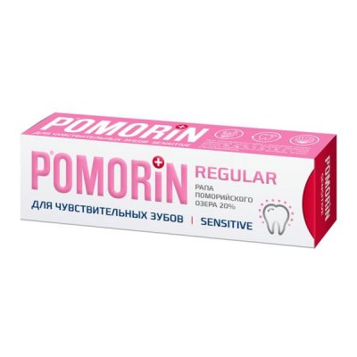 Купить pomorin (поморин) зубная паста для чувствительных зубов, 100мл в Ваде