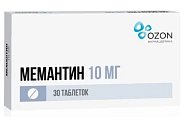 Купить мемантин, таблетки, покрытые пленочной оболочкой 10мг, 30 шт в Ваде