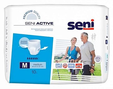 Seni (Сени) трусы Актив медиум 10шт