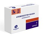 Купить атомоксетин канон, капсулы 18мг, 7 шт в Ваде