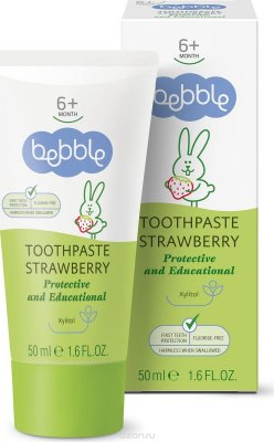 Купить bebble (бэблл) зубная паста детская с ароматом клубники, 50мл в Ваде