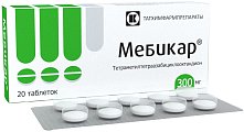 Купить мебикар, таблетки 300мг, 20 шт в Ваде