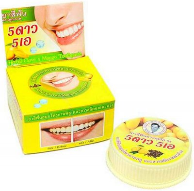 Купить 5 star cosmetic (5 стар косметик) зубная паста травяная с экстрактом манго, 25г в Ваде