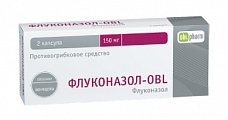 Купить флуконазол-obl, капсулы 150мг, 2 шт в Ваде