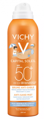 Купить vichy capital soleil (виши) спрей-вуаль детский анти-песок для лица и тела 200мл spf50 в Ваде