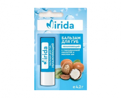 Купить мирида (mirida), бальзам для губ увлажняющий с гиалуроновой кислотой и маслом ши, 4,2 г в Ваде