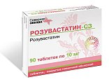 Купить розувастатин-сз, таблетки, покрытые пленочной оболочкой 10мг, 90 шт в Ваде