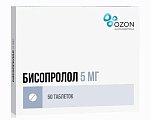 Купить бисопролол, таблетки, покрытые пленочной оболочкой 5мг, 50 шт в Ваде