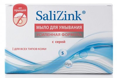 Купить салицинк (salizink) мыло для умывания для всех типов кожи с серой, 100г в Ваде