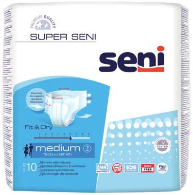 Купить seni (сени) подгузники супер медиум 2 10шт в Ваде