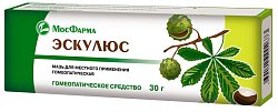 Купить эскулюс, мазь для наружного применения гомеопатическая 30г в Ваде