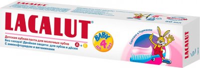 Купить лакалют (lacalut) зубная паста для детей бейби до 4-х лет, 50мл в Ваде