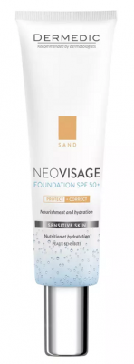 Купить dermedic neovisage (дермедик) крем-флюид тонирующий увлажняющий для чувствительной кожи 30 мл spf50+ песочный в Ваде