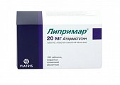 Купить липримар, таблетки, покрытые пленочной оболочкой 20мг, 100 шт в Ваде