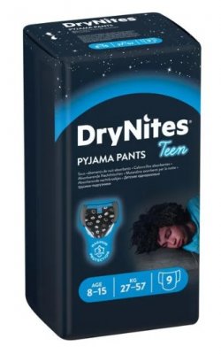 Купить huggies drynites (драйнайтс) трусики одноразовые ночные для мальчиков 8-15 лет, 9 шт в Ваде