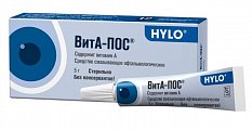 Купить вита-пос, средство смазывающее офтальмологическое, туба 5г в Ваде