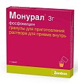 Купить монурал, гранулы для приготовления раствора для приема внутрь 3г, 1 шт в Ваде