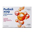 Купить рыбий жир с витаминами а,д,е витатека, капсулы 370мг, 100 шт бад в Ваде