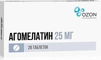 Купить агомелатин, таблетки, покрытые пленочной оболочкой 25мг, 28 шт в Ваде