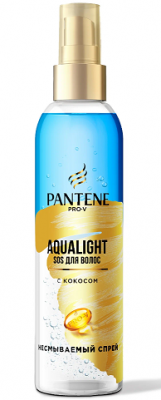 Купить pantene pro-v (пантин) спрей aqua light мгновенное питание, 150 мл в Ваде
