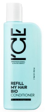 Натура Сиберика ICE Professional by кондиционер для сухих и повреждённых волос Refill My Hair Bio, 250мл