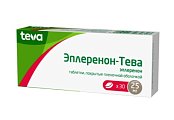 Купить эплеренон-тева, таблетки покрытые пленочной оболочкой 25мг, 30 шт в Ваде