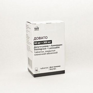 Довато, таблетки, покрытые плёночной оболочкой 50+300мг, 30 шт