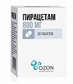 Купить пирацетам, таблетки, покрытые пленочной оболочкой 800мг, 30 шт в Ваде