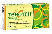 Купить тенотен детский, таблетки для рассасывания, 40шт в Ваде